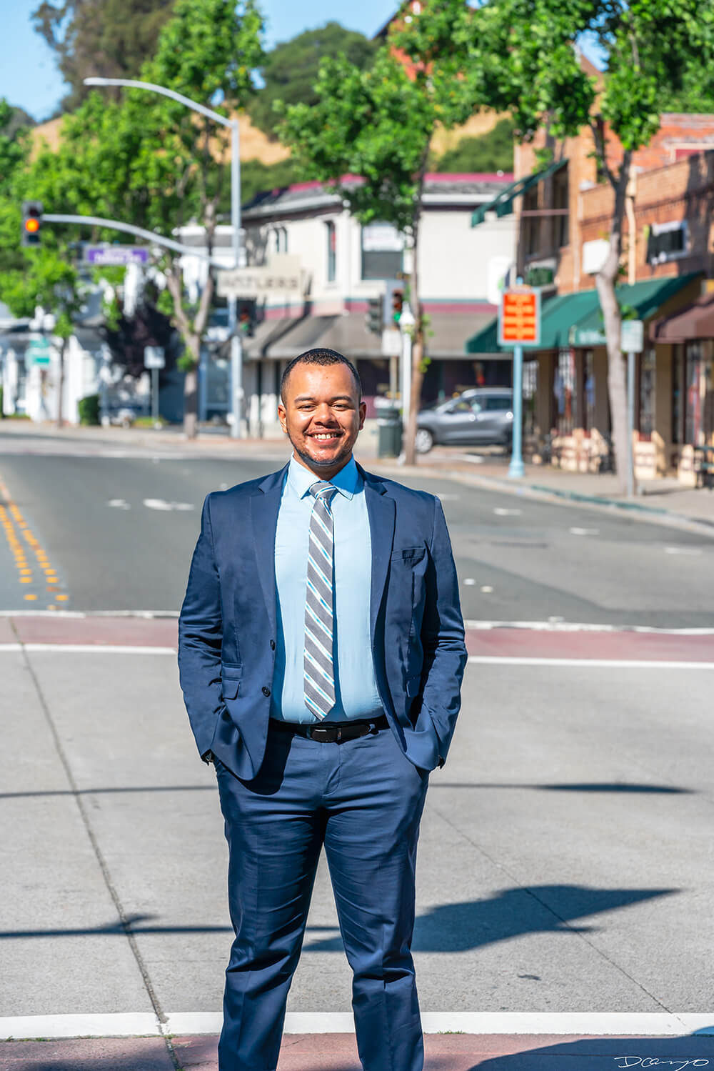 Portrait photo session with Devin Murphy, running for Pinole City Council in Pinole, CA.
